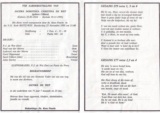 WET-DE-Jacoba-Dorothea-Christina-nee-Cilliers-1924-1995-F_1