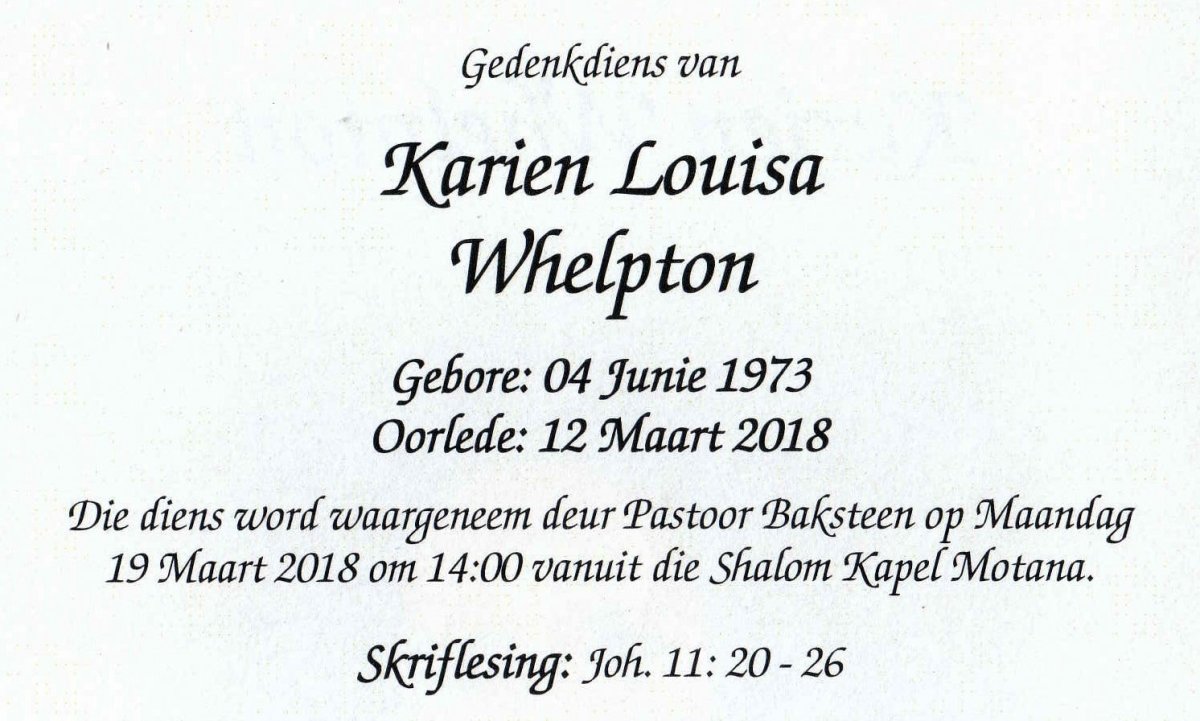 WHELPTON-Karien-Louisa-Nn-Karien-1973-2018-F-96
