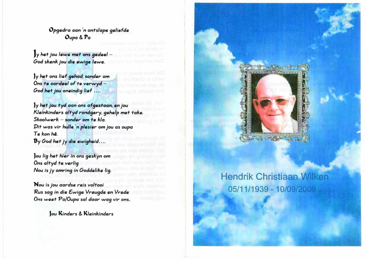 WILKEN-Hendrik-Christiaan-1939-2009-M-1