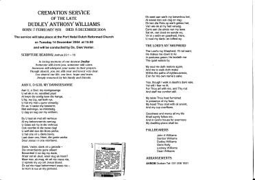 WILLIAMS-Dudley-Anthony-1931-2004-M