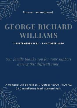 WILLIAMS-George-Richard-1942-2020-M