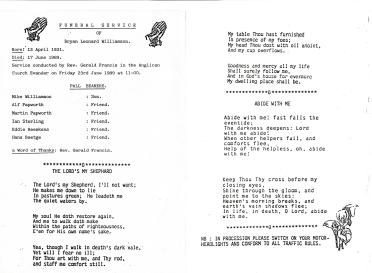 WILLIAMSON-Bryan-Leonard-1931-1989-M