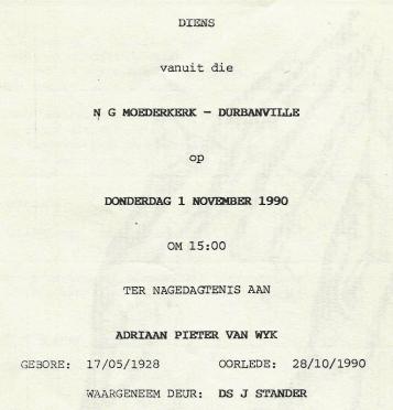 WYK-VAN-Adriaan-Pieter-1928-1990-M