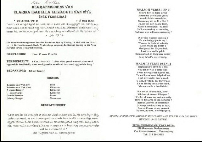 WYK-VAN-Clarina-Isabella-Elizabeth-née-Ferreira-1912-2001-F_1