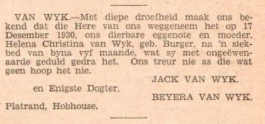WYK-VAN-Helena-Christina-Nn-née-Burger-0000-1930-F