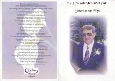 WYK-VAN-Johannes-1947-2009-M