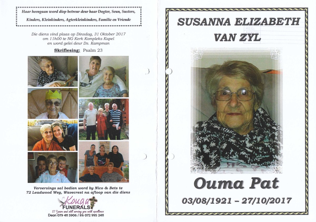 ZYL-VAN-Susanna-Elizabeth-Nn-OumaPat-1921-2017-F_1